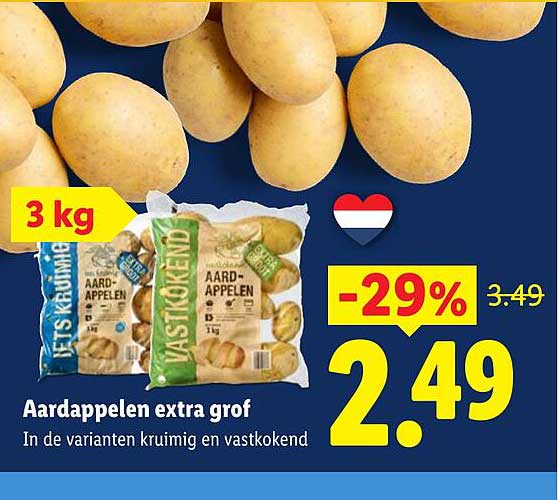 Aardappelen extra grof