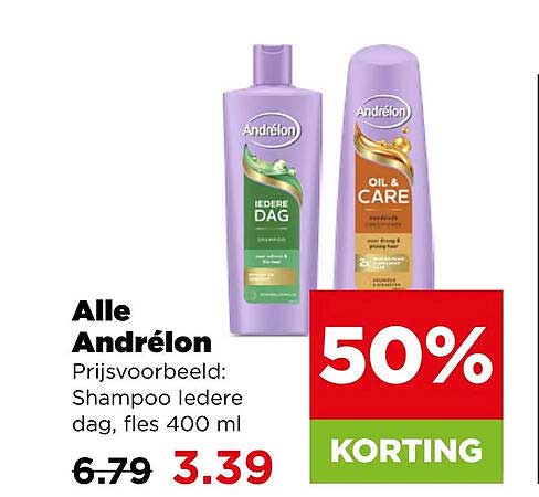 Alle Andrélon 50% KORTING