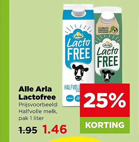 Alle Arla Lactofree 25% KORTING
