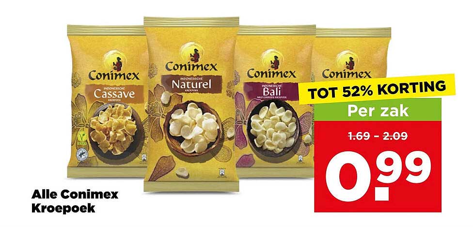 Alle Conimex Kroepoek TOT 52% KORTING