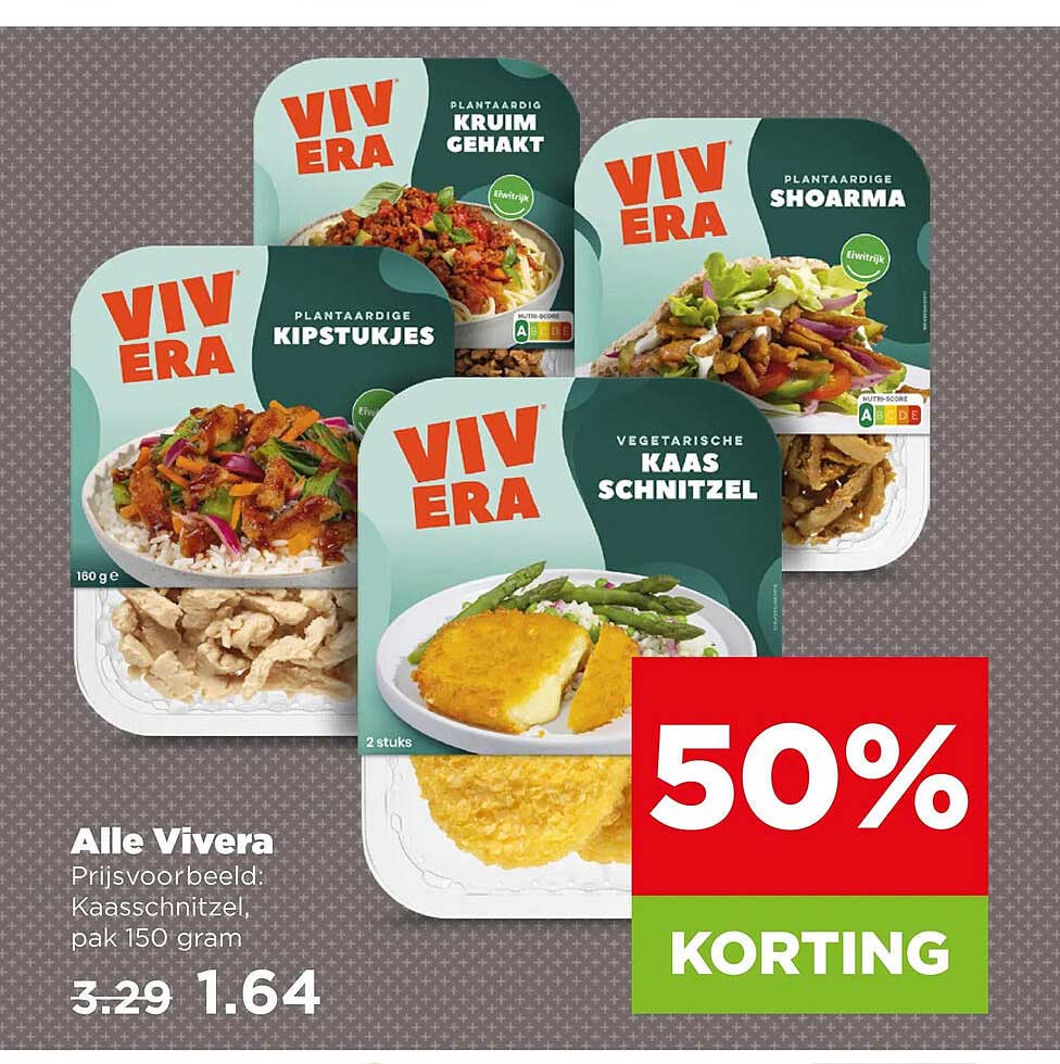 Alle Vivera 50% korting