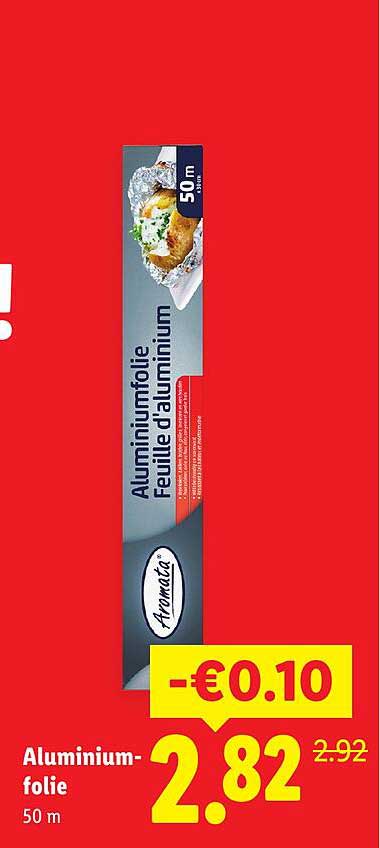 Aluminium-folie 50 m