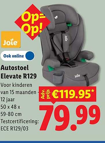 Autostoel Elevate R129