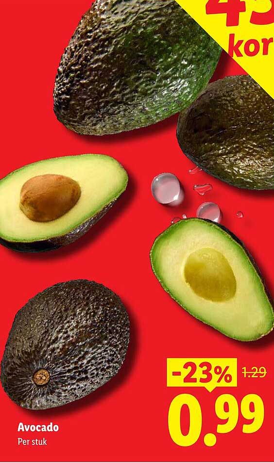 Avocado -23%