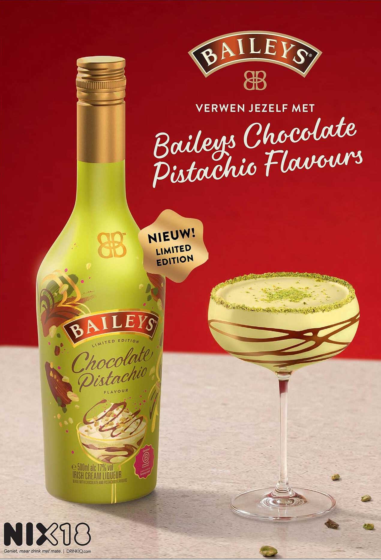 Baileys Chocolate Pistachio Flavours