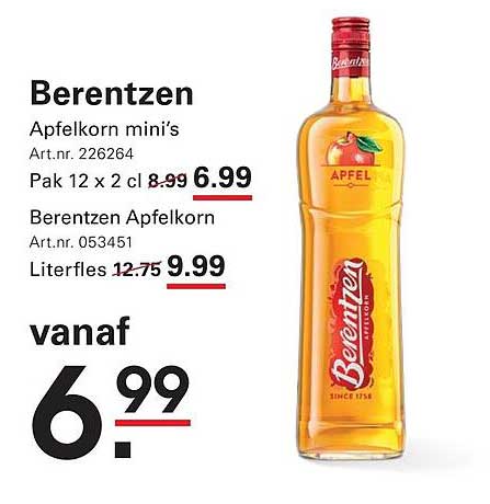 Berentzen Appelkorn mini's