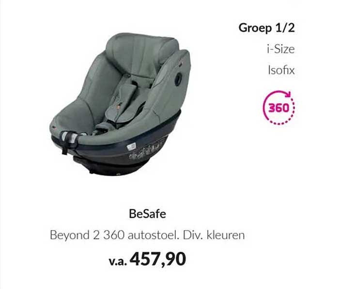 BeSafe Beyond 2 360 autostoel. Div. kleuren