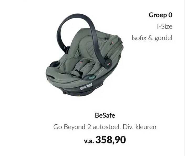 BeSafe Go Beyond 2 autostoel. Div. kleuren