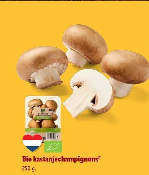 Bio kastanjechampignons#