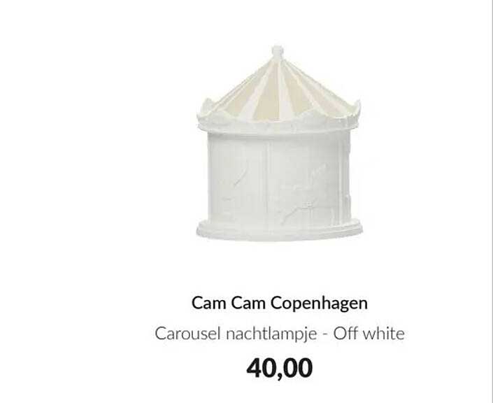 Cam Cam Copenhagen Carousel nachtlampje - Off white