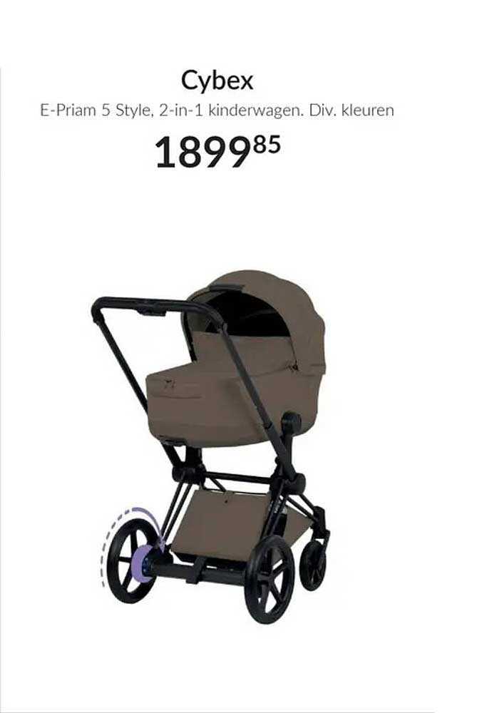 Cybex E-Priam 5 Style, 2-in-1 kinderwagen. Div. kleuren