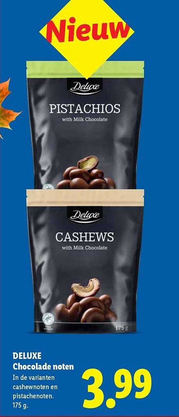 DELUXE Chocolade noten