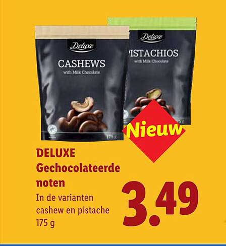 DELUXE Gechocolateerde noten