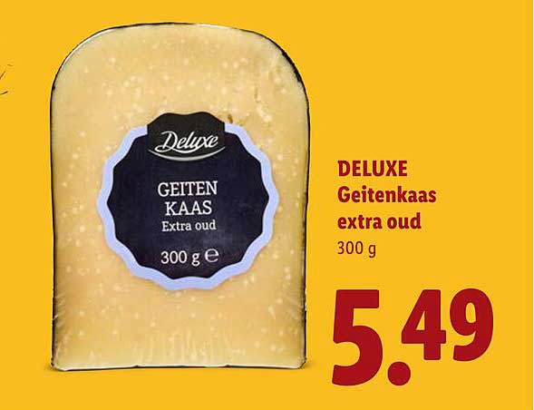 DELUXE Geitenkaas extra oud 300 g