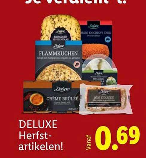 DELUXE Herfst-artikelen!
