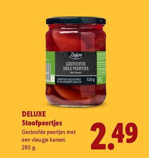 DELUXE Stoofpeertjes