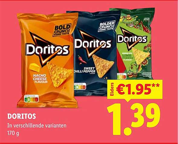 DORITOS In verschillende varianten 170 g