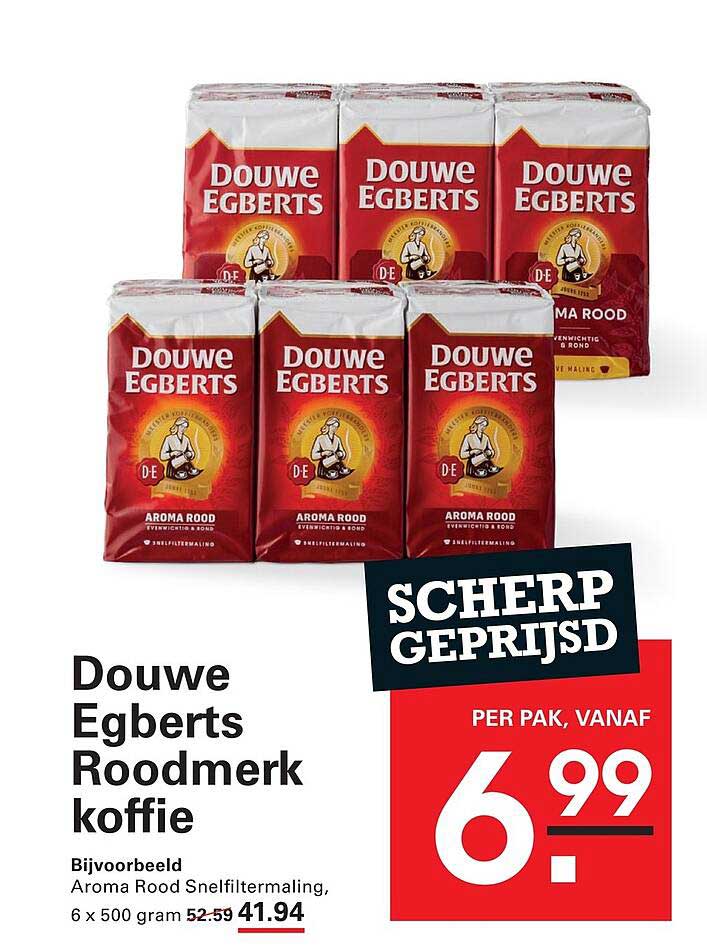 Douwe Egberts Roodmerk koffie
