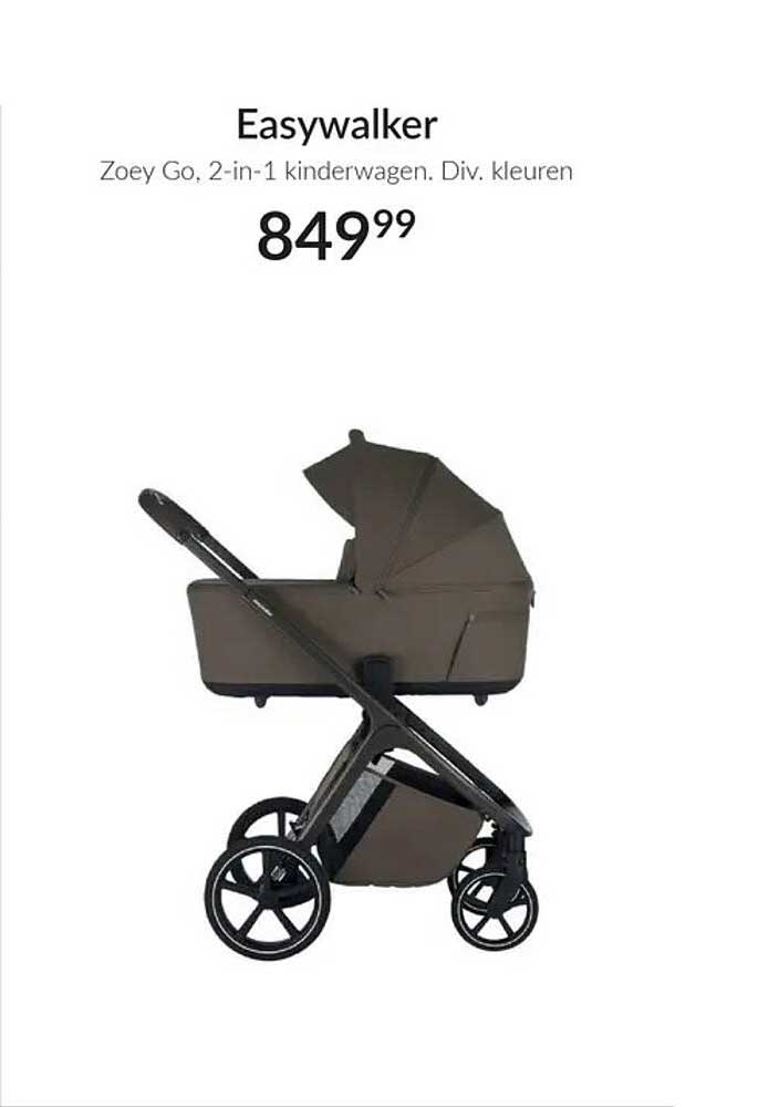 Easywalker Zoey Go, 2-in-1 kinderwagen. Div. kleuren