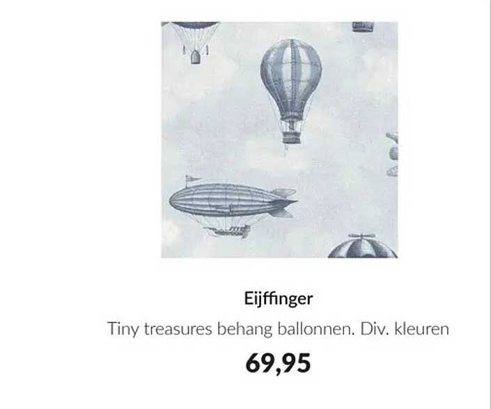 Eijffinger Tiny treasures behang ballonnen. Div. kleuren
