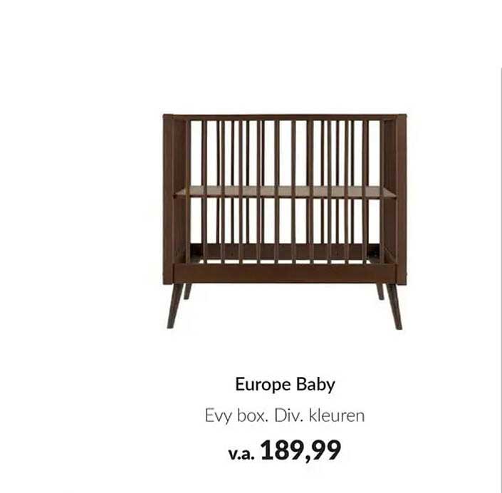 Europe Baby Evy box. Div. kleuren