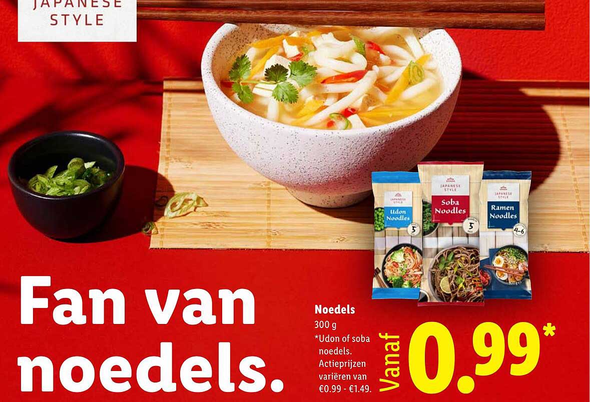 Fan van noedels. Noedels 300 g Vanaf 0.99*