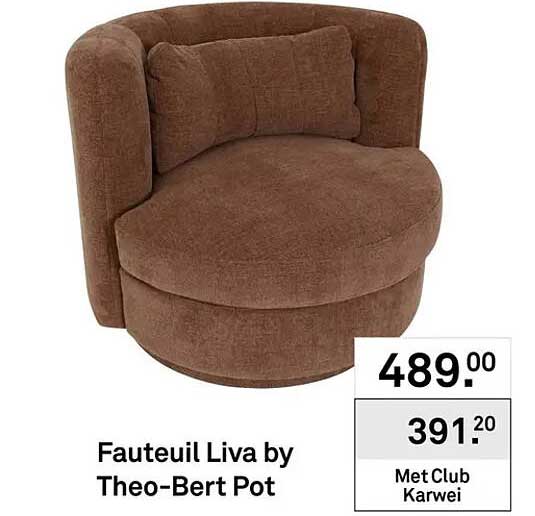 Fauteuil Liva by Theo-Bert Pot