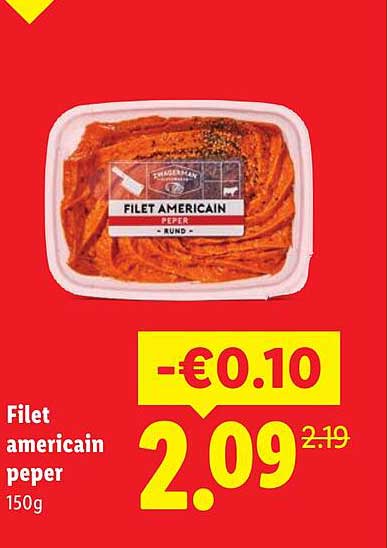 Filet americain peper 150g
