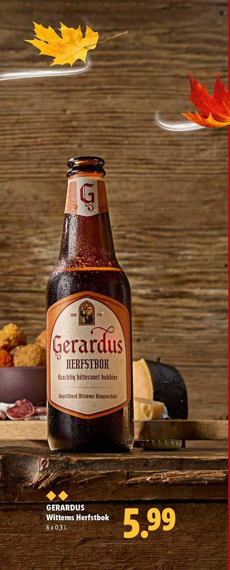 GERARDUS Wittems Herfstbok 6 x 0,3 l.