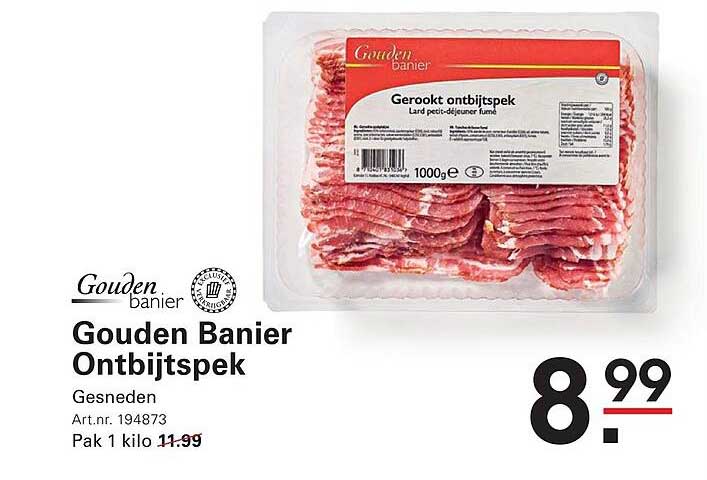 Gouden Banier Ontbijtspek