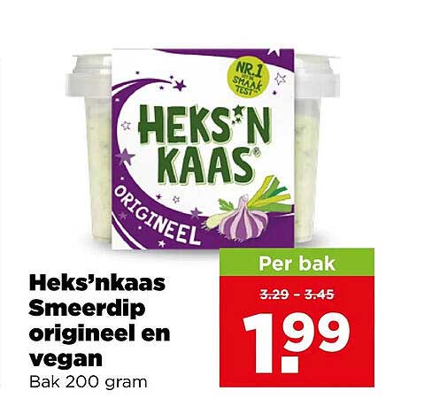 Heks'nkaas Smeerdip origineel en vegan