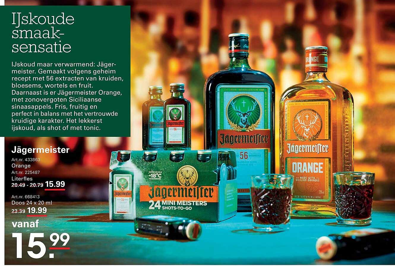 Jägermeister Orange Literfles