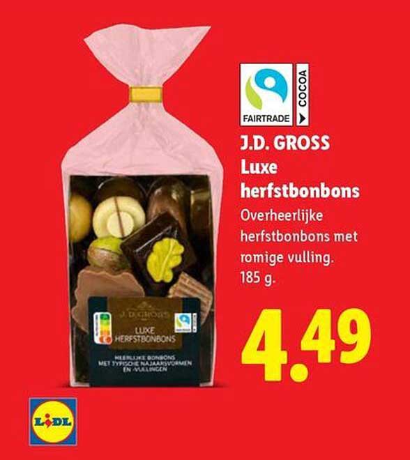 J.D. Gross Luxe herfstbonbons