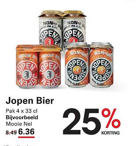 Jopen Bier 25% KORTING