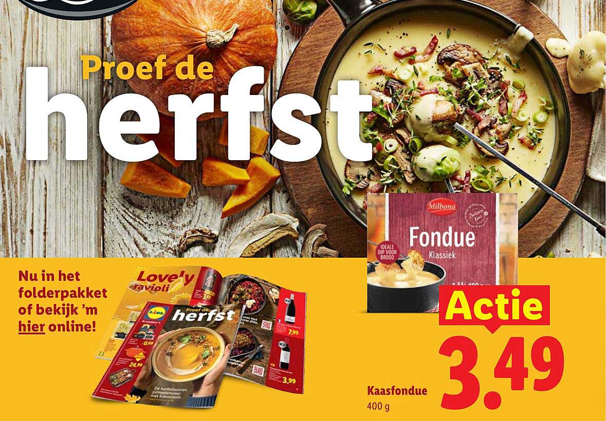 Kaasfondue 400 g Actie