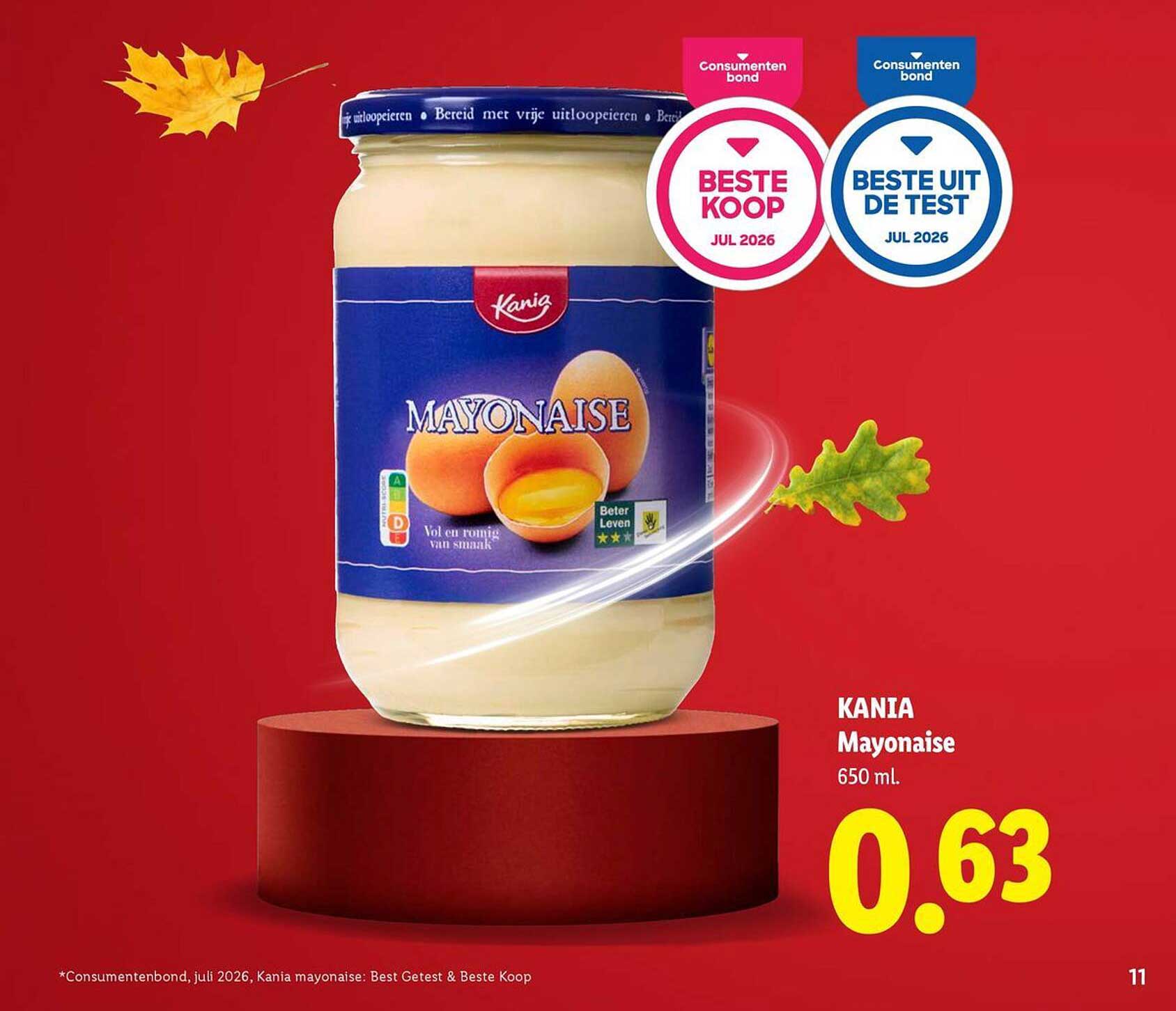 Kania Mayonaise 650 ml.