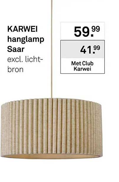 KARWEI hanglamp Saar excl. lichtbron