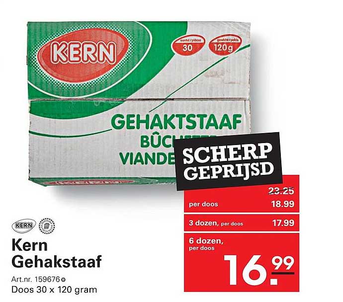 Kern Gehaktstaaf