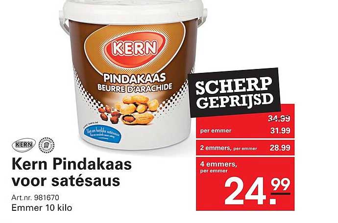Kern Pindakaas voor satésaus