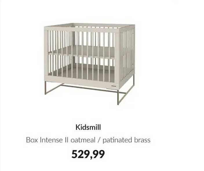 Kidsmill Box Intense II oatmeal / patinated brass