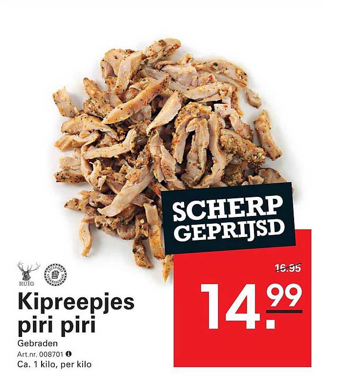 Kipreepjes piri piri Scherp geprijsd
