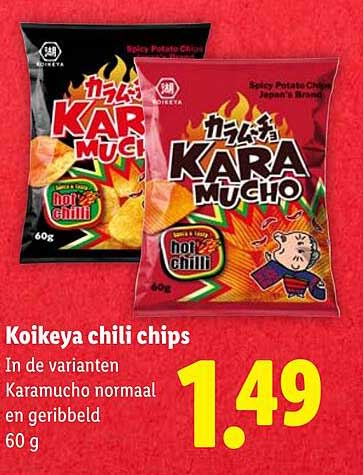 Koikeya chili chips