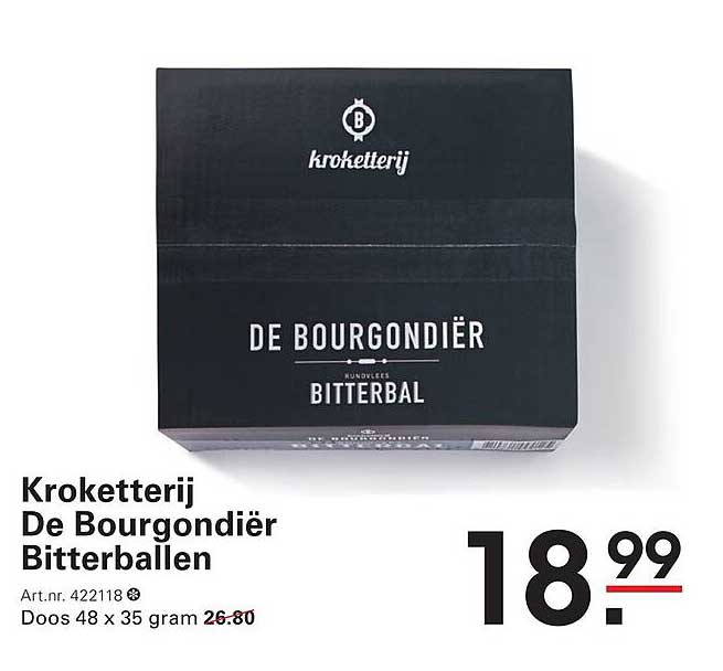 Kroketterij De Bourgondiër Bitterballen