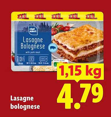 Lasagne bolognese