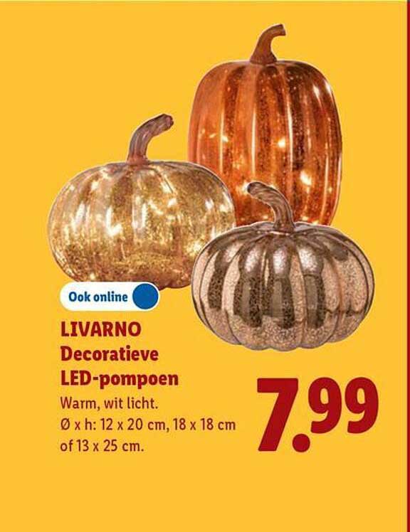 LIVARNO Decoratieve LED-pompoen