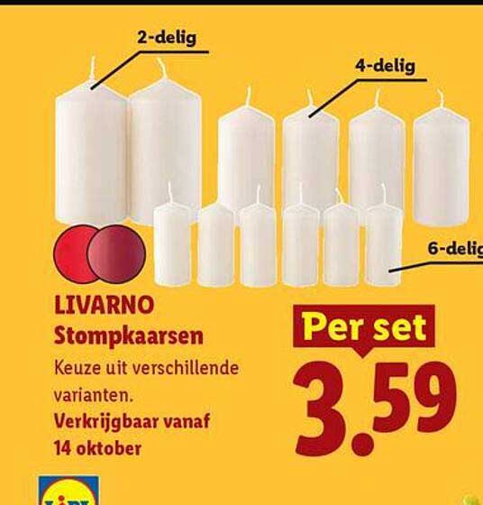 LIVARNO Stompkaarsen