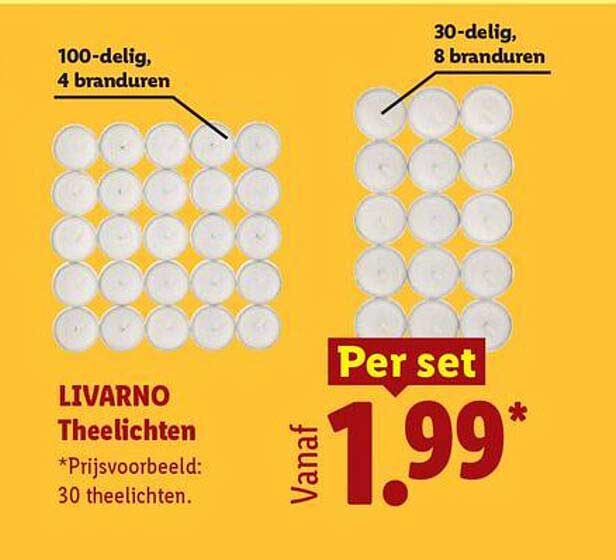LIVARNO Theelichten