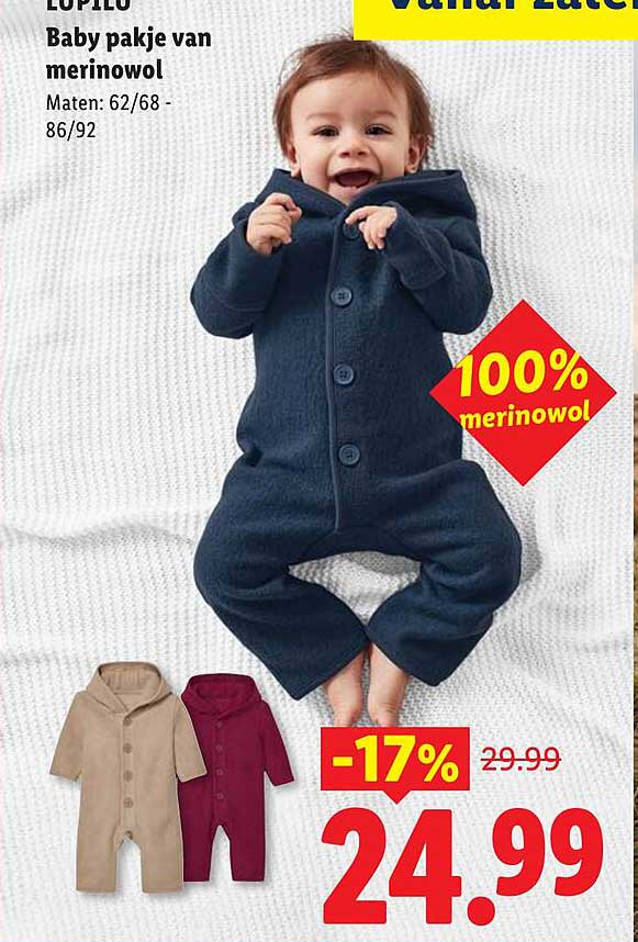 LUPILU Baby pakje van merinowol 100% merinowol -17%