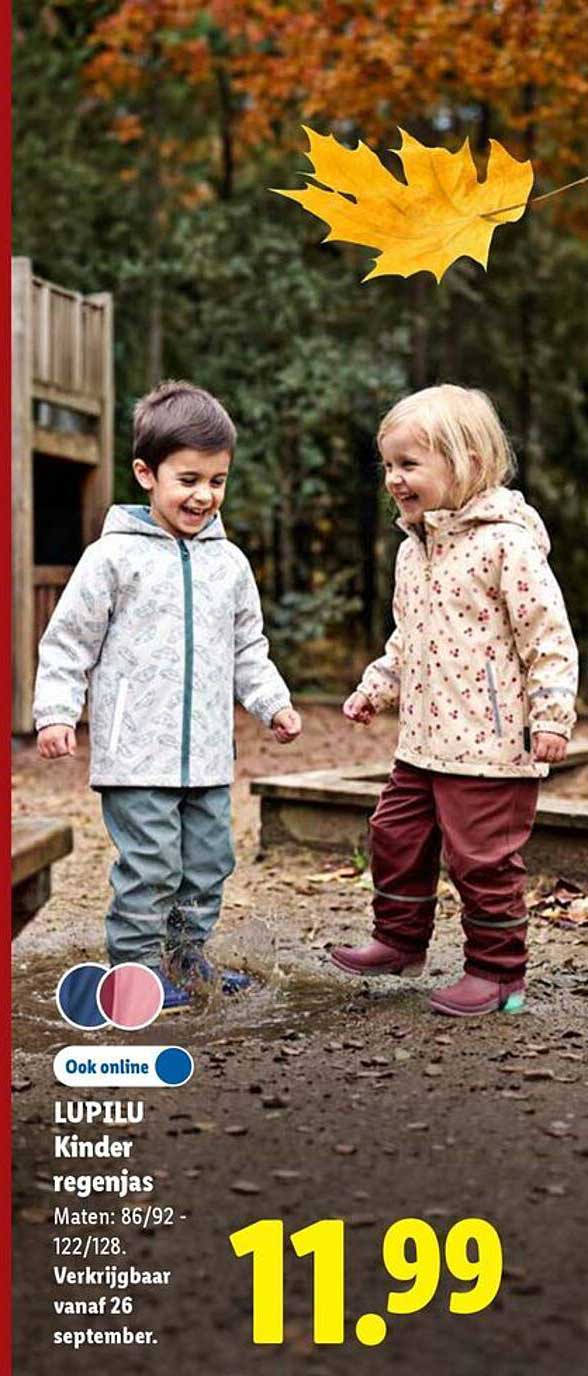 LUPILU Kinder regenjas