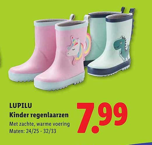 LUPILU Kinder regenlaarzen